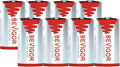 BEVIGOR CR123A 3V Lithium Battery 8 Pack, 1500mAh Camera CR123A Battery by BEVIGOR