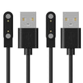 Meliya 2 Pack USB Magnetic Charger Cable Compatible by MeliyaSmartwatchAccessories