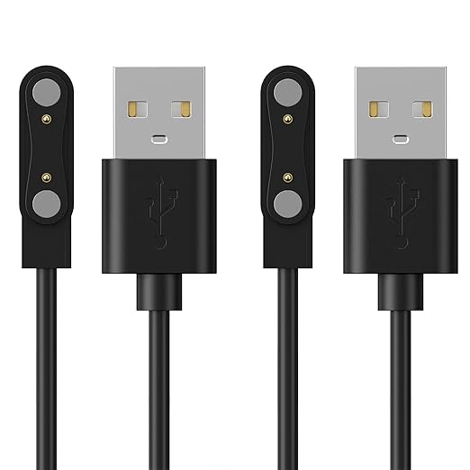 Meliya 2 Pack USB Magnetic Charger Cable Compatible by MeliyaSmartwatchAccessories