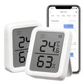 SwitchBot Thermometer Hygrometer, Large LCD Display, Notification Alerts by SwitchBot