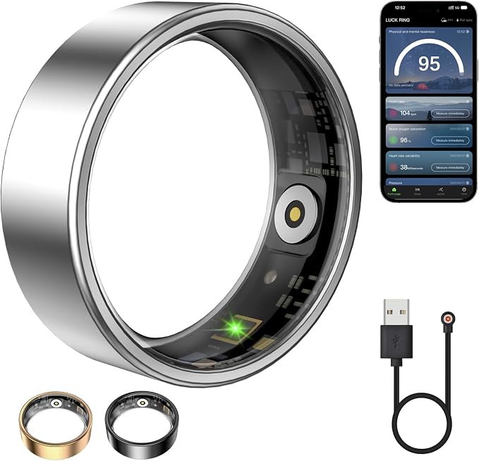 Smart Ring for Women & Men, Fitness Tracker by Unknown