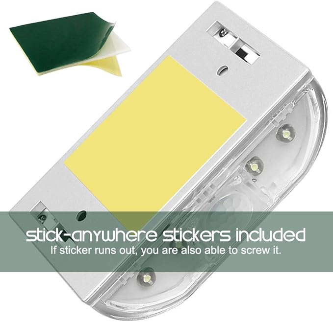 SENHAI 2 Pack Keyhole Light, Infrared IR Wireless Door Lock Lamp, Auto Sensor Motion Detector, 4 LED Bulbs