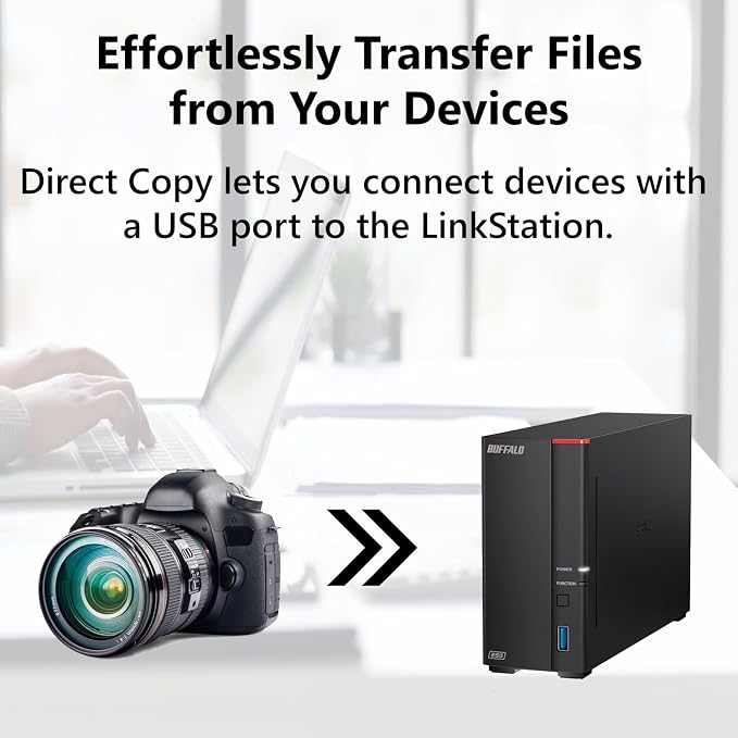 BUFFALO LinkStation 710 4TB 1-Bay NAS Network Attached Storage - Image 8