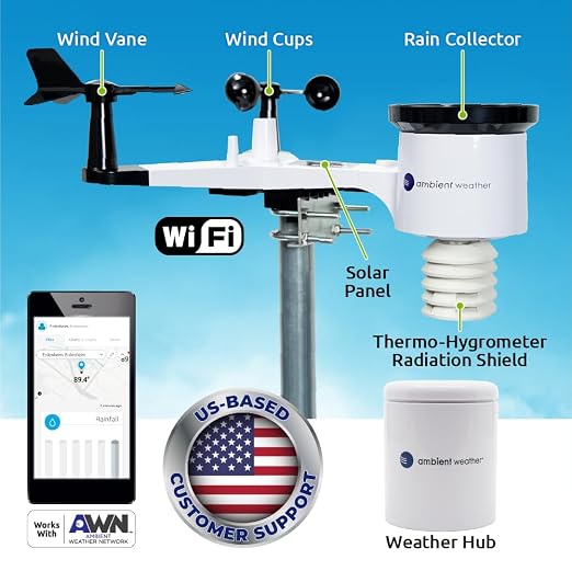 Ambient Weather WS-1553-IP Smart Wireless Weather Station - Image 2
