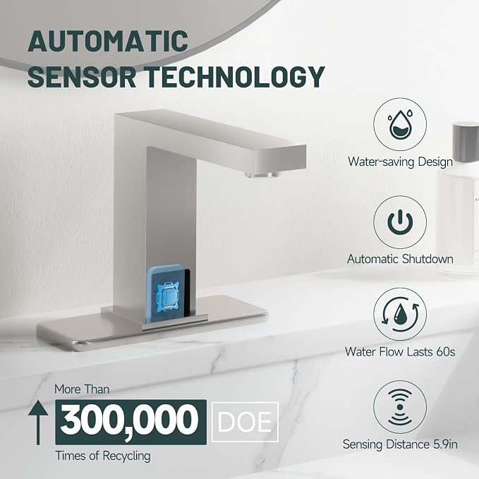 Touchless Bathroom Sink Faucet - Image 3