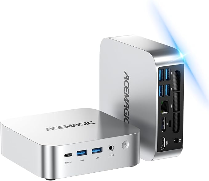 ACEMAGIC Mini Gaming PC Core i5-12600H 11 Pro 32GB RAM 1TB SSD, Triple 4K Display Mini Computers Desktop Micro Small Pc for Gaming/BT5.2/WiFi6