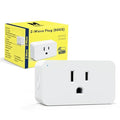 Minoston Z-Wave Plug, 800 Smart Plug, Built-in Repeater Range Extender, 1300FT LR Range, Z-Wave Hub Required, Zwave Outlet Compatible with SmartThings, Hubitat, Vera, ETL Listed (MP31Z)
