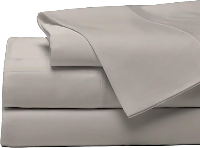 Cozy Earth Luxury Bed Sheet Set - 100% Viscose from Bamboo Fabric, Ultra-Soft & Breathable, Fits Regular & Deep Pocket Mattresses up to 20" - 4 Pieces King Sheet Set Dove Grey