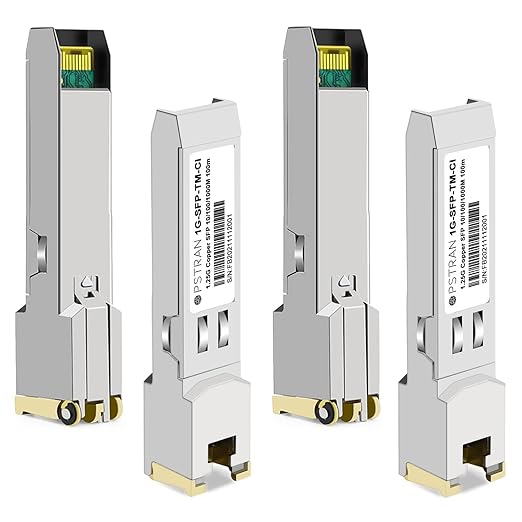 OPSTRAN 10/100/1000BASE-T SFP SGMII Copper Transceiver Module Compatible with Cisco GLC-TA RJ45 100m cat5e/6 4 Pack
