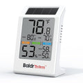 BaldrTherm Room Thermometer Indoor Humidity Meter Solar Powered by BaldrTherm
