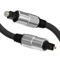 Cyberguys! Optical Audio Cable, Digital Optical Cable with Toslink Connectors, Braided Digital Audio Cables for Soundbar, TV, Receiver, Speaker, Xbox, PS5, Blu-Ray – Gold-Plated, 3.3ft