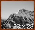 Frame It Easy 33 x 28 Russet Wood Frame (Derby)