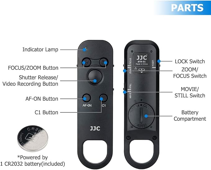 JJC RMT-P1BT Bluetooth Wireless Remote Control Commander - Image 2