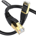 DbillionDa Cat 8 Ethernet Cable 40Gbps 2000MHz, 25FT Supports Cat7 Cat6 Cat5e by +DbillionDa
