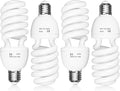 EMART Full Spectrum Light Bulb, 4 x 45W 5500K Spiral CFL Daylight by EMART