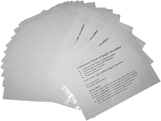 VANRA Shredder Lubricant Sheets (Pack of 12)