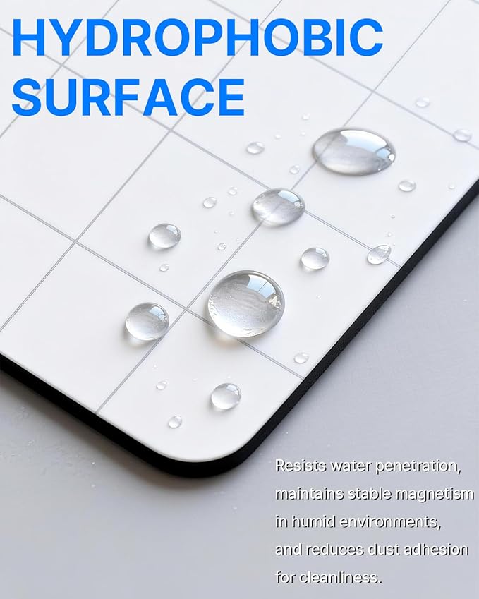 Large Size Magnetic Project Mat SHOWPIN Small Parts Work Mat with A Board Marker - Preventing The Small Screws from Getting Lost and Unorganized (9.8x11.8 inches)