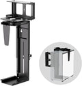 Pholiten Under Desk CPU Mount,Universal Desk Leg CPU Mount,3.94 to 11.61 inch Wide Computer Case CPU Hanger Holder,Table Beam CPU Mount Bracket Computer Tower Wall and Under Counter Holder