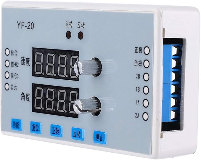 Digital Display Stepper Motor Speed Controller Governor Driver Control Module High Precision Adjustable Speed Real Time Display for DIY Robotics Projects 7 30V DC Power Supply