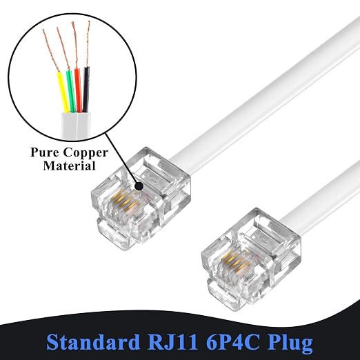 Phone Cord 10FT, Landline Telephone Cable - Image 2