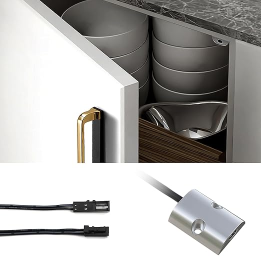 VST Motion Sensor Switch, IR Sensor Switch Door Activated Light Switch for Closet and Under Cabinet Lighting (DC 12/24V 3A)