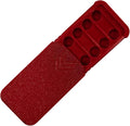 3BP - Size 312 Hearing Aid Battery Case, New Slim Design Pocket Size Storage Container (RED LARGE (8))"