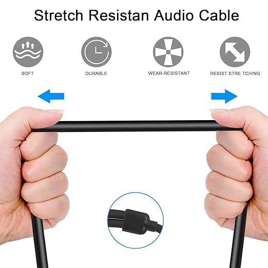 2Pack 6.35mm Dual TRS to XLR Female Cable for Microphone, Mixer, Amplifier, 1.5 FT, Dual 1/4 Male to XLR Audio Cable, Y Splitter Patch Cord, 3-PinXLR to Dual 1/4 TRS Male Converter Adapter Cable