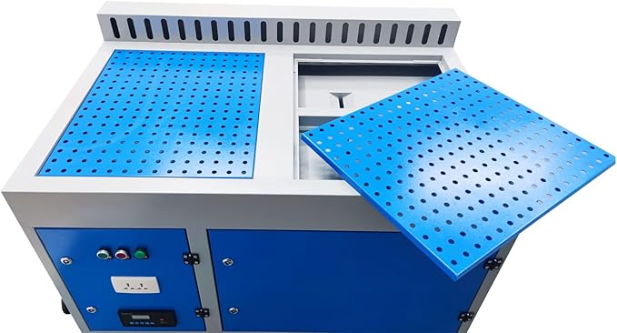HayWHNKN Metal Working Downdraft Table Dust Collector Vacuum Welding Multi-stage Purification Dust Collector for Grinding Polishing Dusting Welding 31.5''*47.2'' 220V