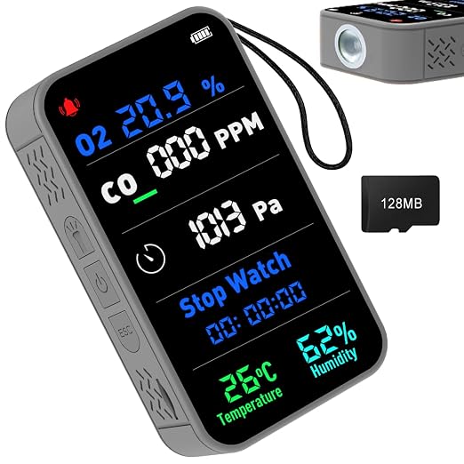 7-in-1 Portable Oxygen Detector by Unknown