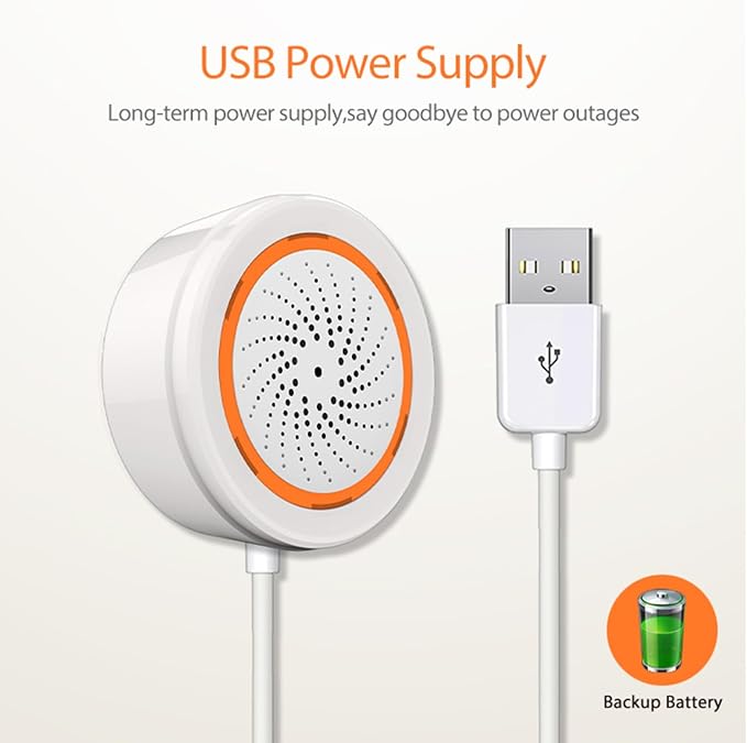 Zigbee Smart Siren Alarm: Wireless Home Security Alarm, Burglar Alarm Sound - Image 5