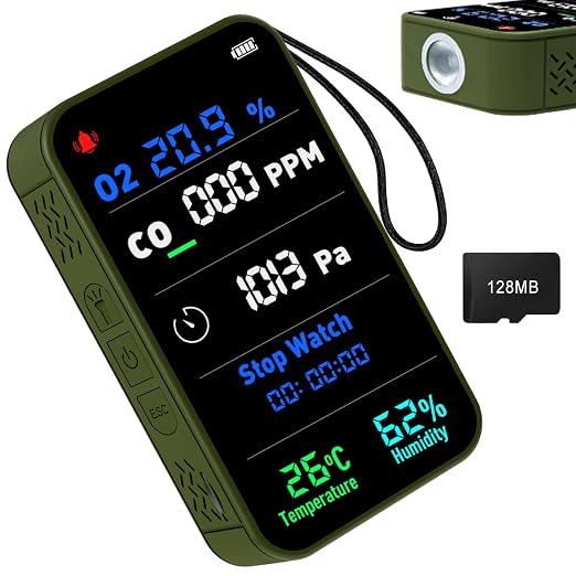 7-in-1 Portable Oxygen Detector by Unknown