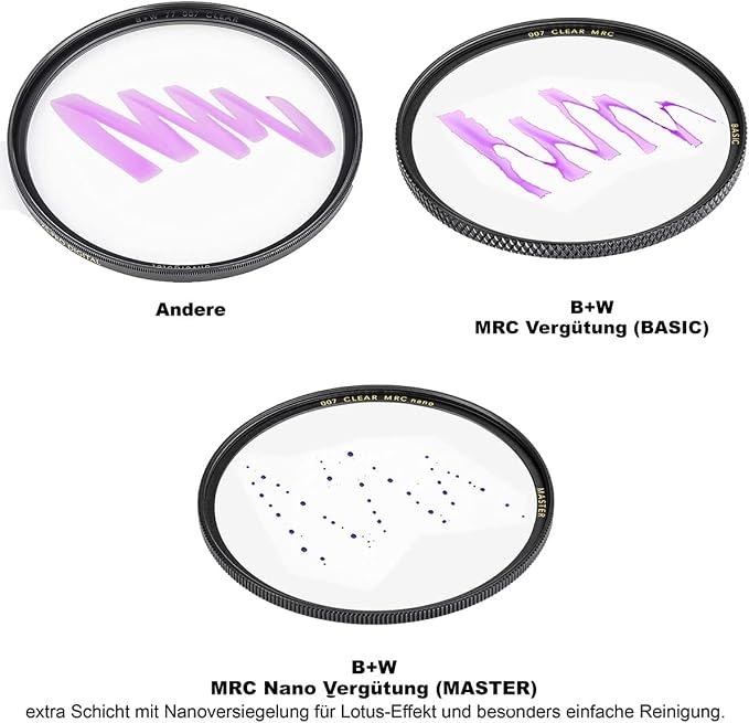B+W 58mm Master Clear MRC Nano 007M Glass Filter - Image 6