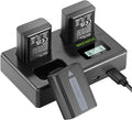 NEEWER Replacement Battery and Charger Set by Neewer