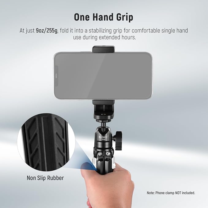 NEEWER Mini Desk Tripod, Metal Table Top Small Portable Travel Selfie Stick - Image 4
