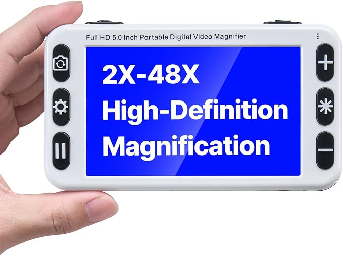 VEVOR Portable Digital Magnifier, 5-inch HD Electronic Video Magnifier by VEVOR
