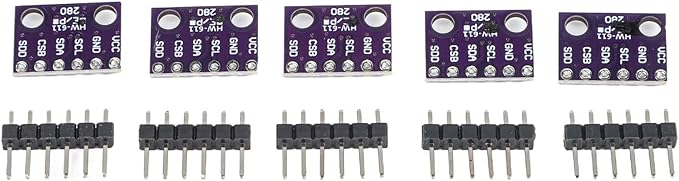 Efficiently Monitor Environment with This Set of 5 Digital Temperature & Humidity Sensors Designed for Integration (3.3V)