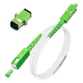 5 Meters SC/APC to SC/APC Fiber Optic Internet Cable, Armored Single Mode Patch by Bangun