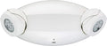 Lithonia Lighting Quantum LED Emergency Fixture with Dual Adjustable Heads, Wall or Ceiling Mount, UVOLT, White Housing