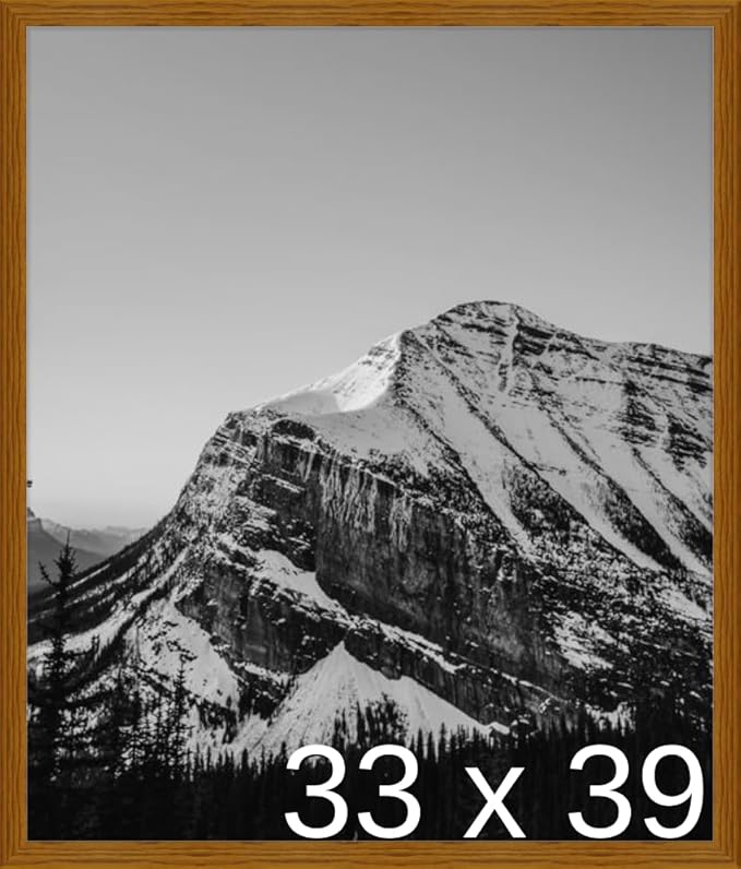 Frame It Easy 33 x 39 Hazel Wood Frame (Derby)