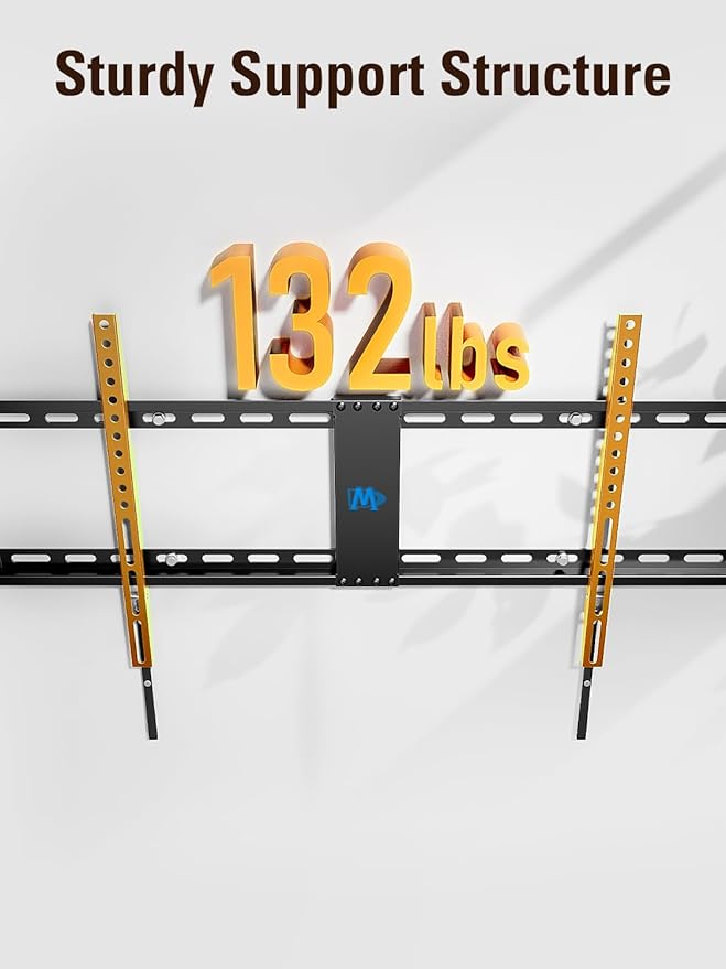 Mounting Dream Fixed TV Wall Mount, Low Profile Wall Mount Bracket for Most 42-90 Inch Television, Flush TVs Mount for Space Saving, Fits 16", 24", 32" Studs, Max VESA 800x400mm and 132lbs MD2361-32