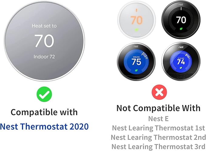 Compatible with Google Thermostat 2020 Wall Plate Cover - Image 2