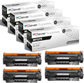CS Replacement Compatible with Canon MF275DW Toner Cartridge 5645C001 to use with LBP-122DW MF275DW (Black, 4-Pack)