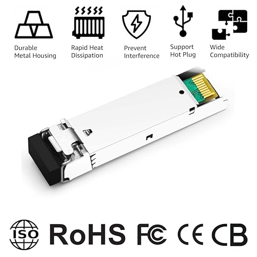 OPSTRAN 10GBASE-LRM SFP+ Optical Transceiver Module Compatible with Ubiquiti UF-MM-10G 10G SFP+ 1310nm 220m DDM Duplex LC MMF