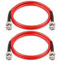 MOOKEERF BNC Male to Male Coaxial Cable 50 Ohm Ultra Low Loss RG8X by MOOKEERF