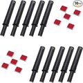 10 Pcs Magnetic Push Latches for Cabinet Push to Open Door Latch Soft Quiet Close Closers Push to Open Cabinet Door Latch for Closure Cabinet Drawer Wardrobe Kitchen Door (Trumpet)