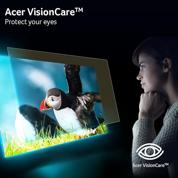 Acer SH242Y G0bih 23.8" IPS Full HD (1920 x 1080) Ultra-Thin Gaming Office Monitor | Adaptive-Sync Support (FreeSync Compatible) | Up to 120Hz Refresh | 1ms (VRB) | Adjustable Stand | HDMI & VGA Ports