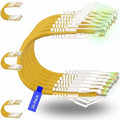 Rapink Patch Cables Cat6/ Cat6a 5ft Slim, Cat6a Ethernet Patch Cable 50G Support by Rapink