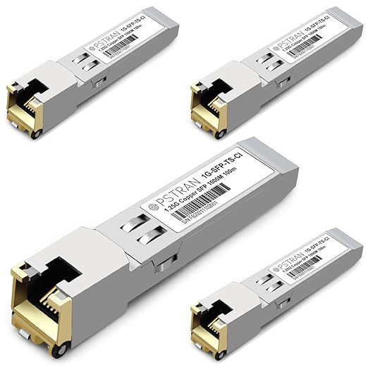 OPSTRAN 1000BASE-T SFP RJ45 Copper Transceiver Module Compatible with Finisar FCLF852XP2BTL 100m Cat5e/6 4 Pack