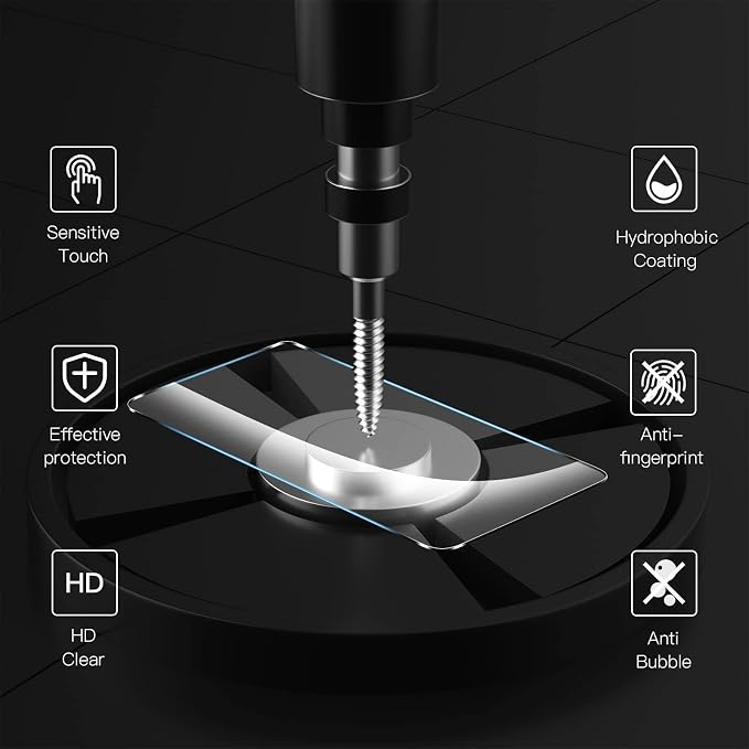 Anoowkoa 3 Pack for Samsung Galaxy A17 5G Screen Protector Tempered Glass + - Image 6