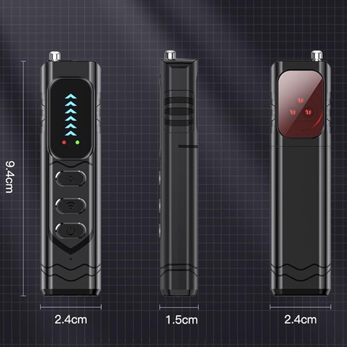 PEDUMMY Hidden Camera Detectors, Anti Spy Camera Finder, GPS Tracker Detector, Hidden Bug and Camera Detector, RF Detector for Hotels, Travel, Home & Office